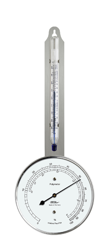 122.01HT, Fischer indoor climate hygrometer with thermometer, SHOP